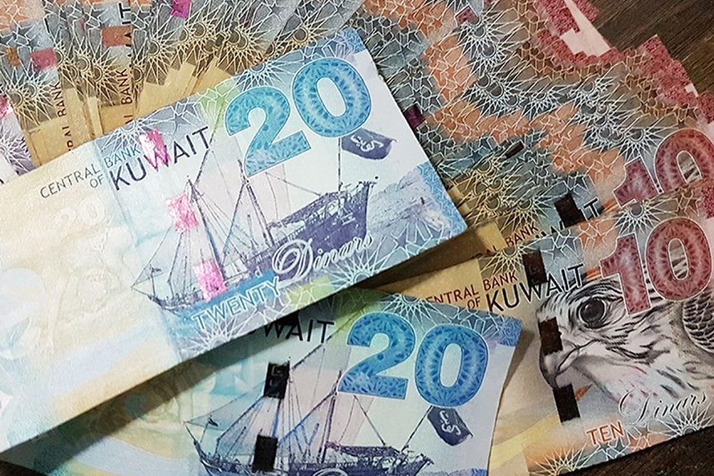 سعر الدينار الكويتي اليوم