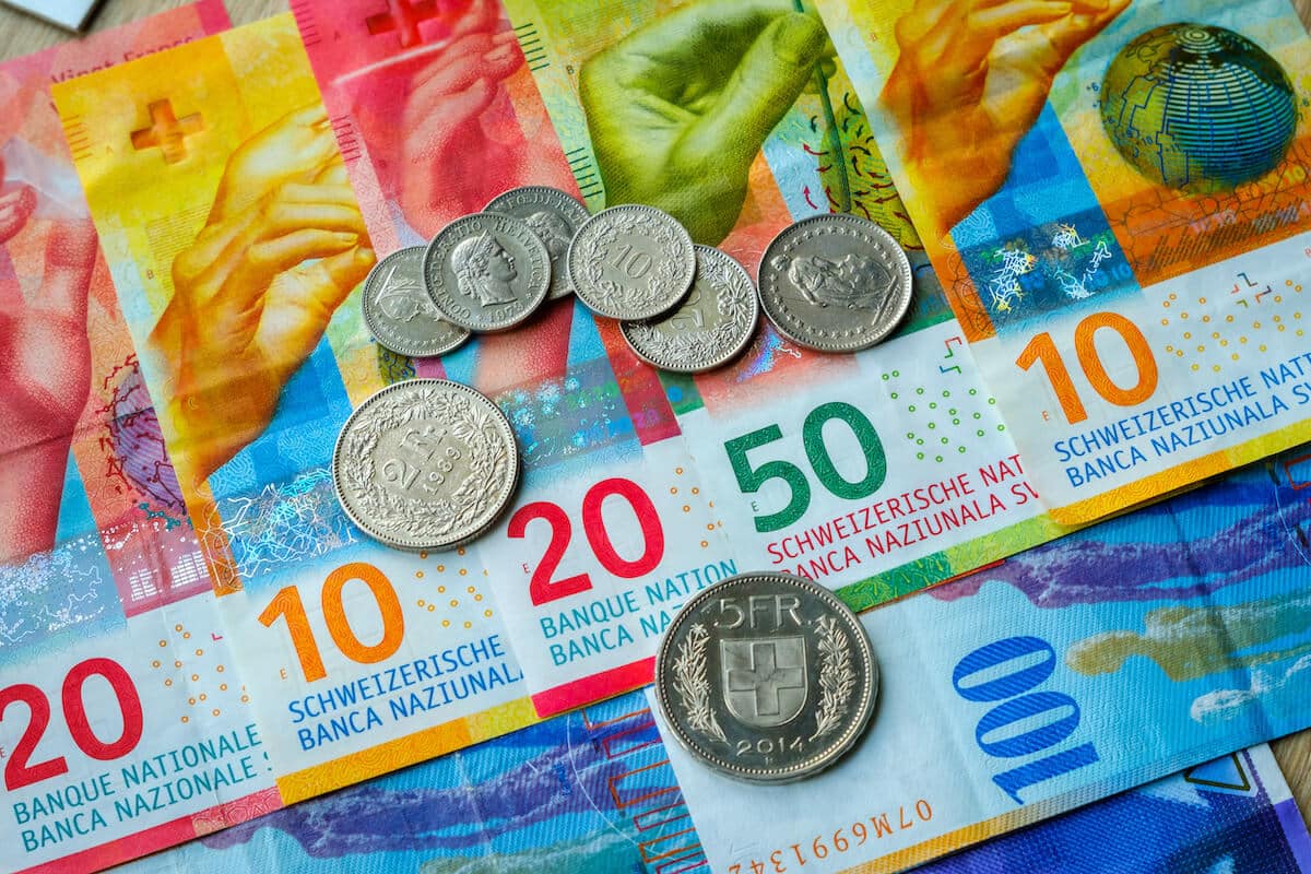 سعر الفرنك السويسري اليوم