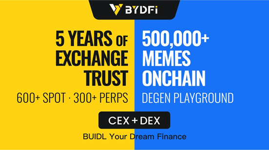 منصة BYDFi مع المحركات المزدوجة